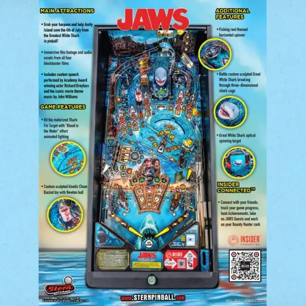 Stern JAWS Pinball – Pro & Premium | Montréal