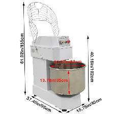 60L Dual Action Dual Speed Dough Mixer 220V silent model 170119 - Photo 10