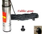 Used 220V Submersible Deep Well water Pump  131ft Wire 144002 - Photo 2