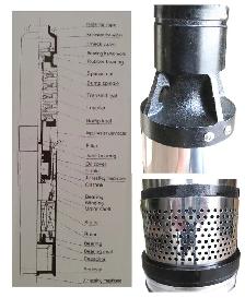 Used 220V Submersible Deep Well water Pump  131ft Wire 144002 - Photo 4
