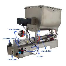 Used 100-1000ml Paste Mixing Filling Machine w/Big Hopper 160420 - Photo 3