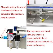 Used 100-1000ml Paste Mixing Filling Machine w/Big Hopper 160420 - Photo 9