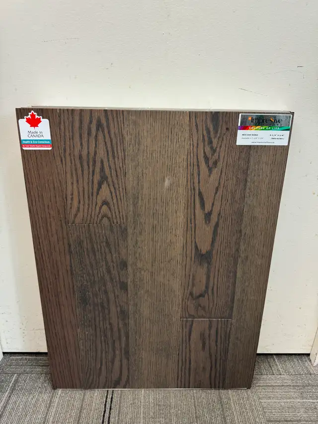 Solid Hardwood Flooring Made in Canada - $5.39/sqft