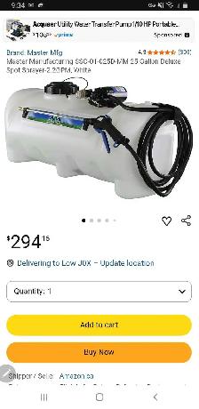 Master Manufacturing 25 Gallon Deluxe Spot Spray