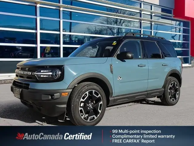 2023 Ford Bronco Sport Outer Banks 4X4 | No Accidents | Mint