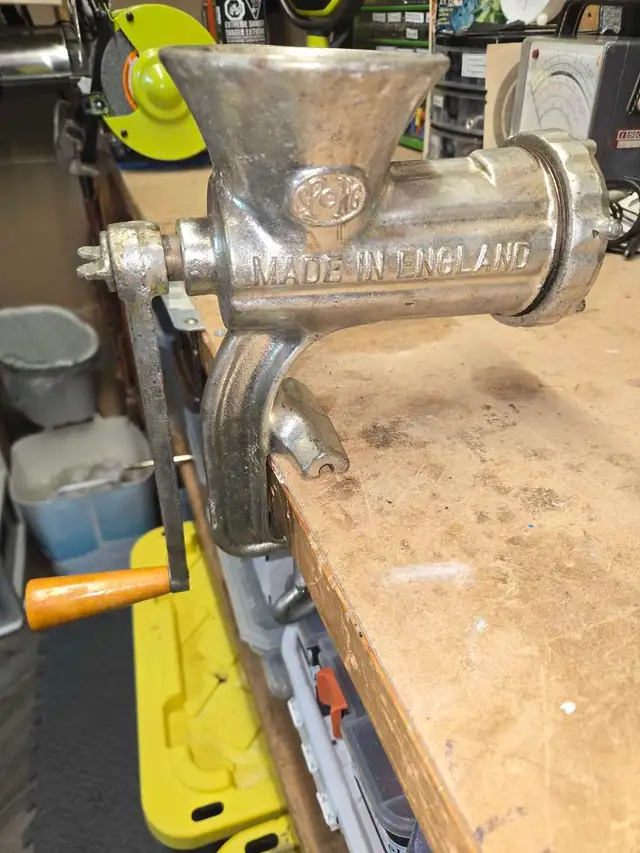Vintage SPONG Meat Grinder