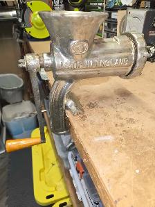 Vintage SPONG Meat Grinder