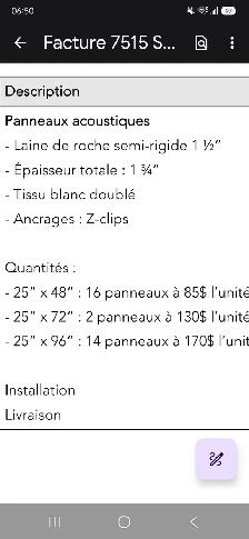 Panneaux acoustiques a vendre - Photo 2