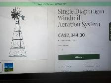 Koenders 12’ Windmill Aeration System