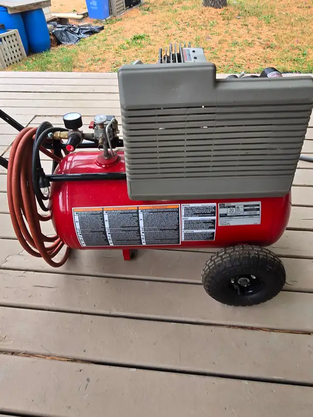 20 gallon air compressor  Porter cable