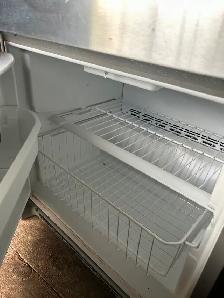 Stainless Whirlpool Fridge - used very little $400.00 - Photo 3