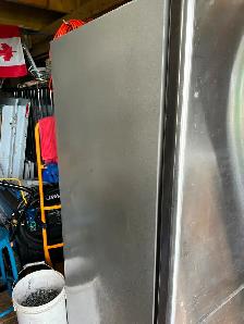 Stainless Whirlpool Fridge - used very little $400.00 - Photo 5