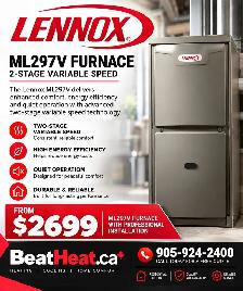 LENNOX 96% HIGH EFFICIENCY FURNACE WITH INSTALLATION FROM $2599 - Photo 2
