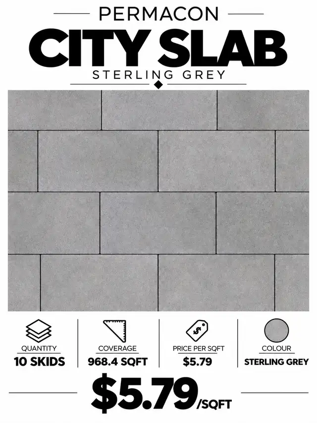 LANDSCAPING MATERIALS CLEARANCE SALE – PAVERS, WALLS, COPING & M