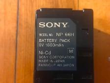 OEM Sony Camcorder Ni-Cad Rechargeable Battery Pack NP-66H - Photo 5