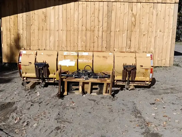 HLA 4000 12 ft Backhoe Angle Plow — Case Quick Attach