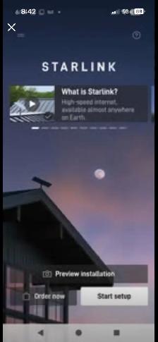 starlink satellite dish bought this April brand new in the box