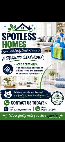 cleaning house