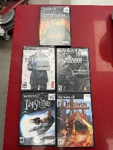 plusieurs jeux de PlayStation 2