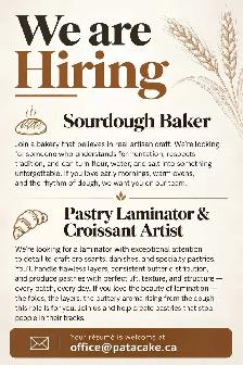 Looking for baker