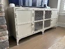 RESTORATION HARDWARE Industrial Style Iron Media Unit FOR SALE