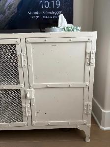 RESTORATION HARDWARE Industrial Style Iron Media Unit FOR SALE - Photo 4