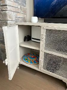RESTORATION HARDWARE Industrial Style Iron Media Unit FOR SALE - Photo 7