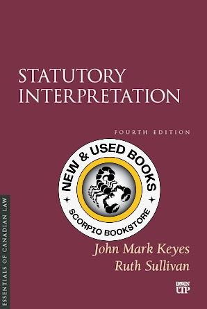 Statutory Interpretation 4th Edition Keyes 9781049801773