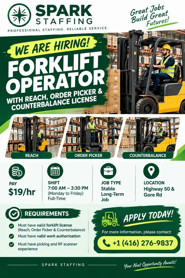 Forklift Operator