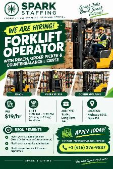 Forklift Operator