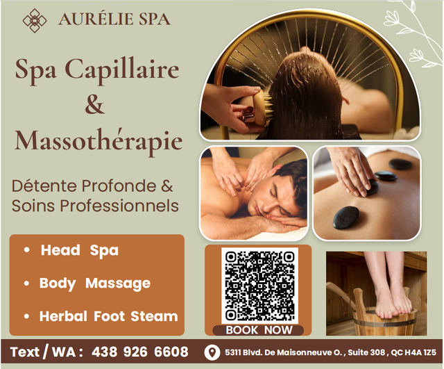 Massage / Head Spa , Foot Steaming, Gua Sha