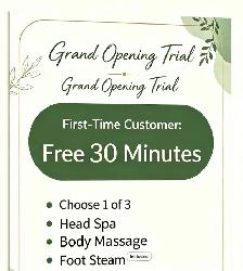 Massage / Head Spa , Foot Steaming, Gua Sha - Photo 2
