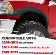 ECOTRIC Fender Flares Compatible with 2009-2010 Dodge Ram 1500/2 - Photo 2
