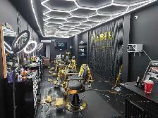 Chaise de coiffure professionnelle