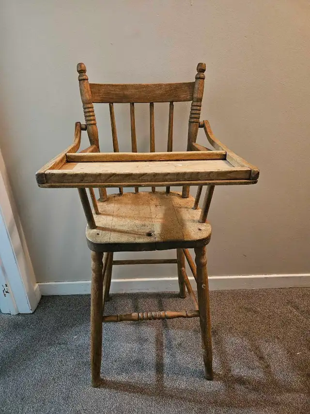 antique high chair