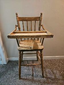 antique high chair