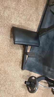 Nautilus Power Rack, Lat Pulldown, Bench, Olympic Bar and 350lbs - Photo 4