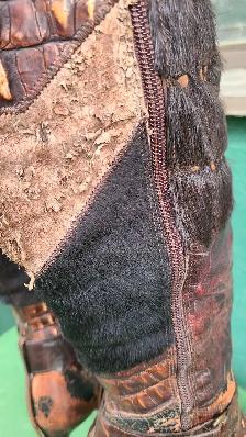 Womens Leather and Horeshair Aldo Boots - Photo 2