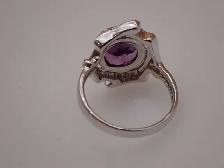Sterling Ring with Amethyst - Photo 4