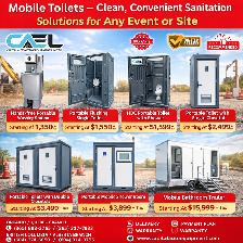 -Finance Available! Mobile Toilets – Clean, Convenient Sanitatio
