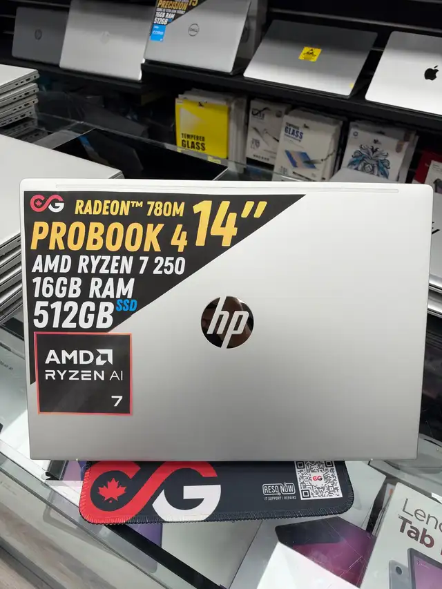 HP ProBook 4 G1a 14″ Ryzen 7 250 16GB RAM 512GB SSD Hp Warranty