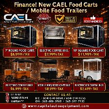New CAEL Food Carts & Mobile Food Bike Carts