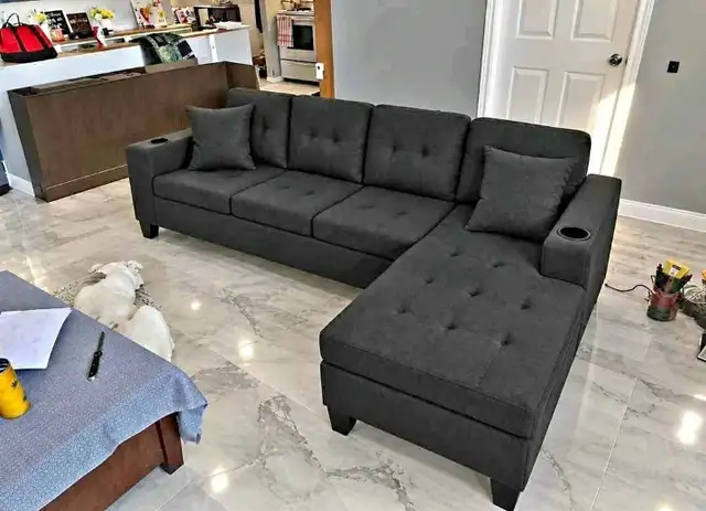 Luxury Plush 4 Seater Corner Sofa With Free Shipping