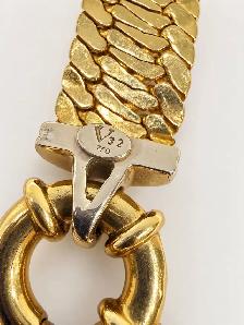 18Karat Yellow Gold 10mm Wide Bracelet - Photo 3