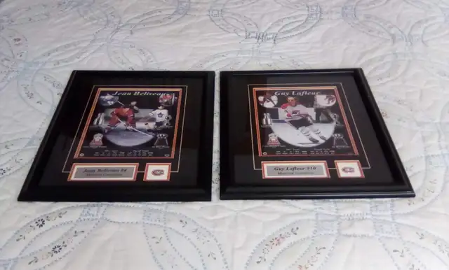 2 Montreal Canadian Framed Pictures