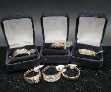 10k / 14k Gold Men's Rings with Diamonds 6 Available