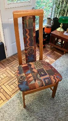 Mid century TEAK TECK. Dining room set. TRÈS GRANDE table. Chais - Photo 7