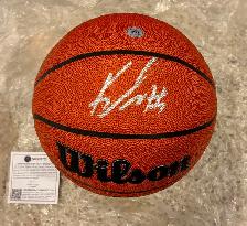Toronto Raptors-Kyle Lowry Signed Basketball - With Certificate