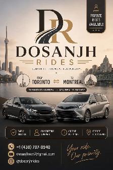 Montreal Toronto Rideshare |Parcel |Moving| private Taxi