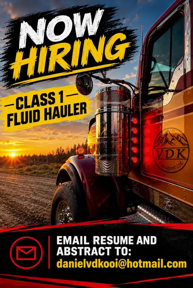 Class 1 fluid hauler